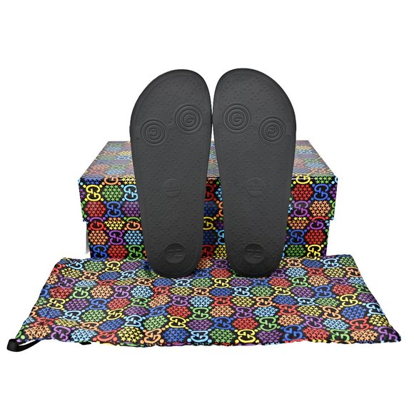 Gucci Men\'s GG Psychedelic Slide Sandals main image 6